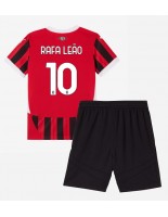 AC Milan Rafael Leao #10 Hjemmedraktsett Barn 2024-25 Korte ermer (+ bukser)